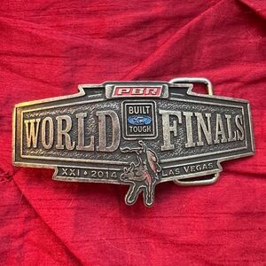 Montana Silversmiths PBR World Finals Belt Buckle 2014 Las Vegas
